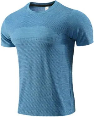 Men's Short Sleeve Quick-Dry Sports T-Shirt for Summer Casual, Stylish Suitable for Workouts,Running,Fishing