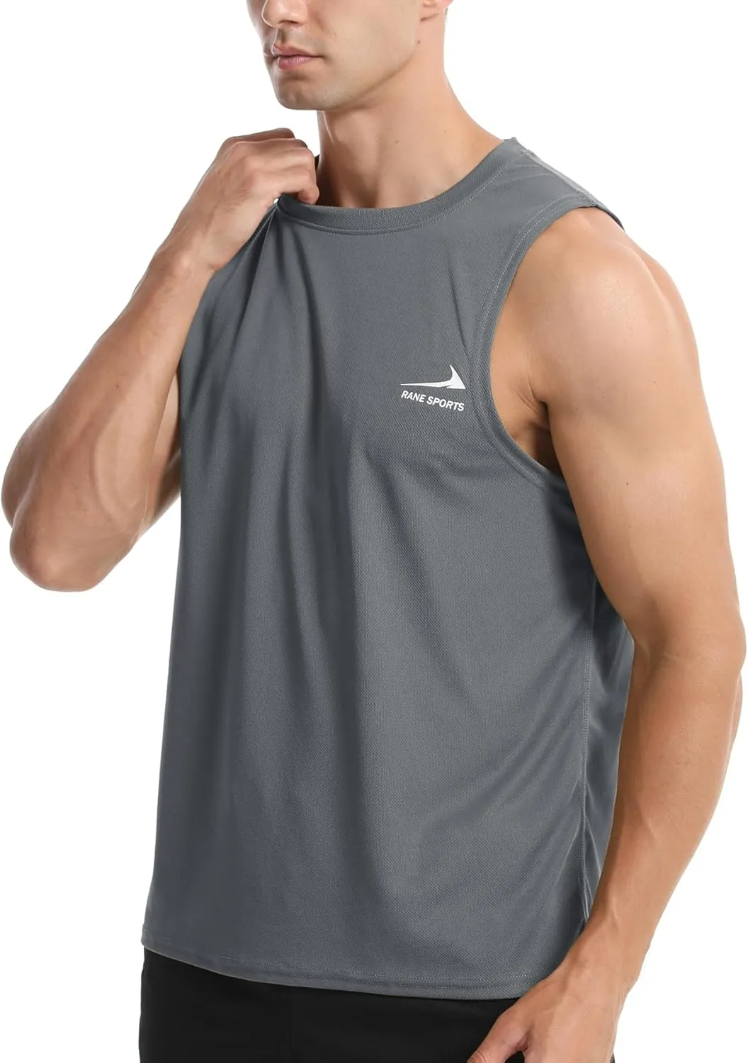 Men's Sleeveless Gym Shirts Quick-Drying Training Running Bodybuilding Athletic Tank Top