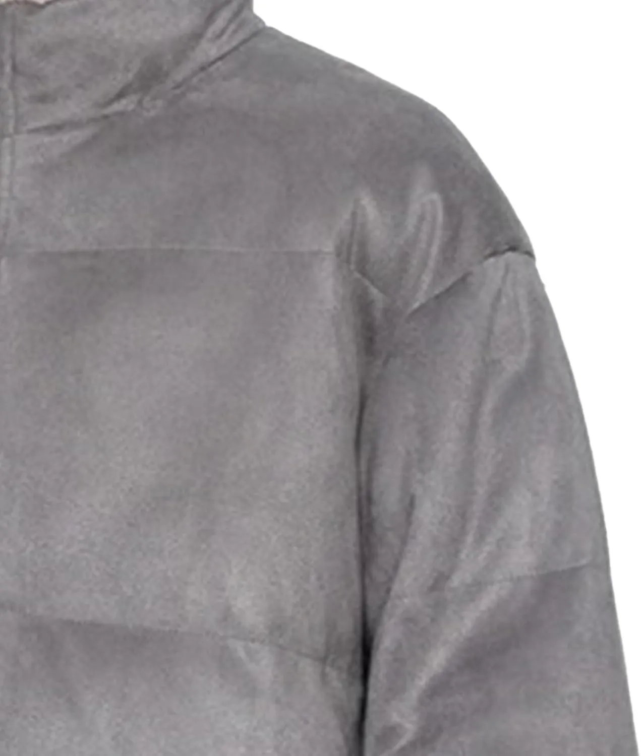 Men's Suede Cotton Down Jacket Winter Solid Color Male Insulated Coat Padded Lined Zip Up Warm Jackets
