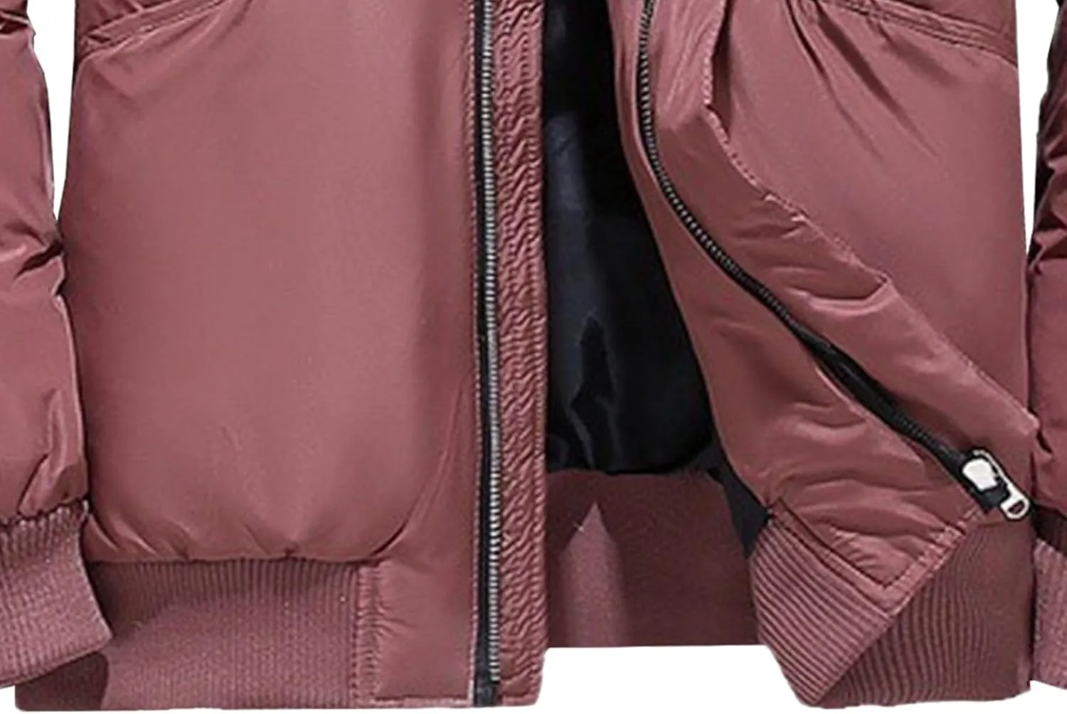 Mens Winter Cotton Padded Clothing Stylish Long Sleeve Hooded Down Coats Casual Outdoor Warm Puffer Jackets