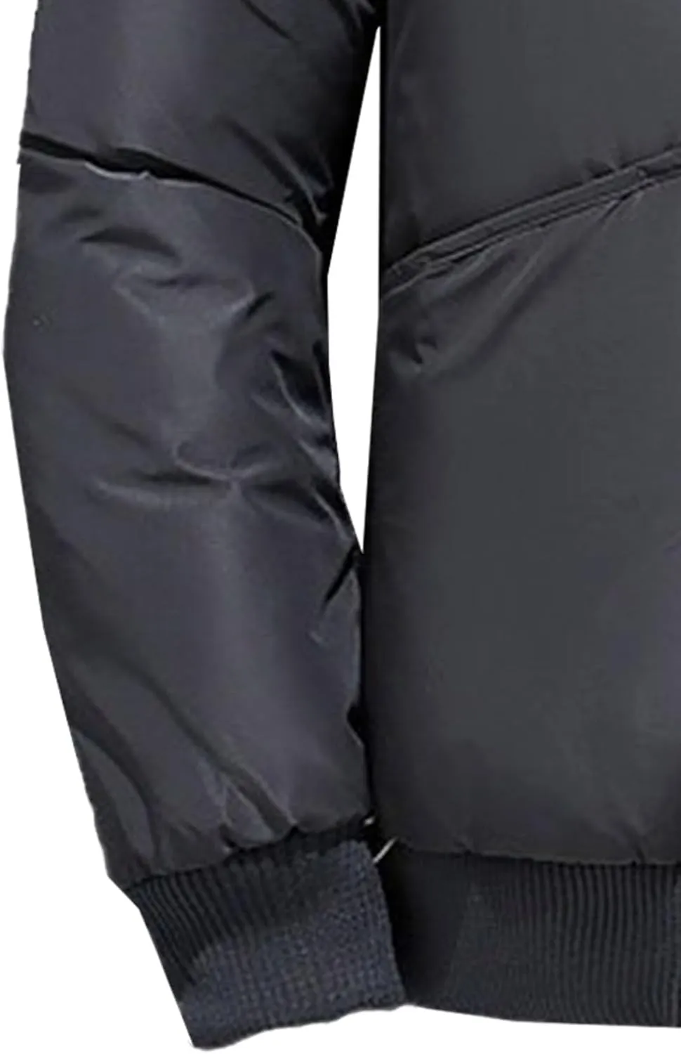 Mens Winter Cotton Padded Clothing Stylish Long Sleeve Hooded Down Coats Casual Outdoor Warm Puffer Jackets