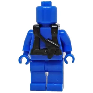 Minifig Black Tactical Harness 4