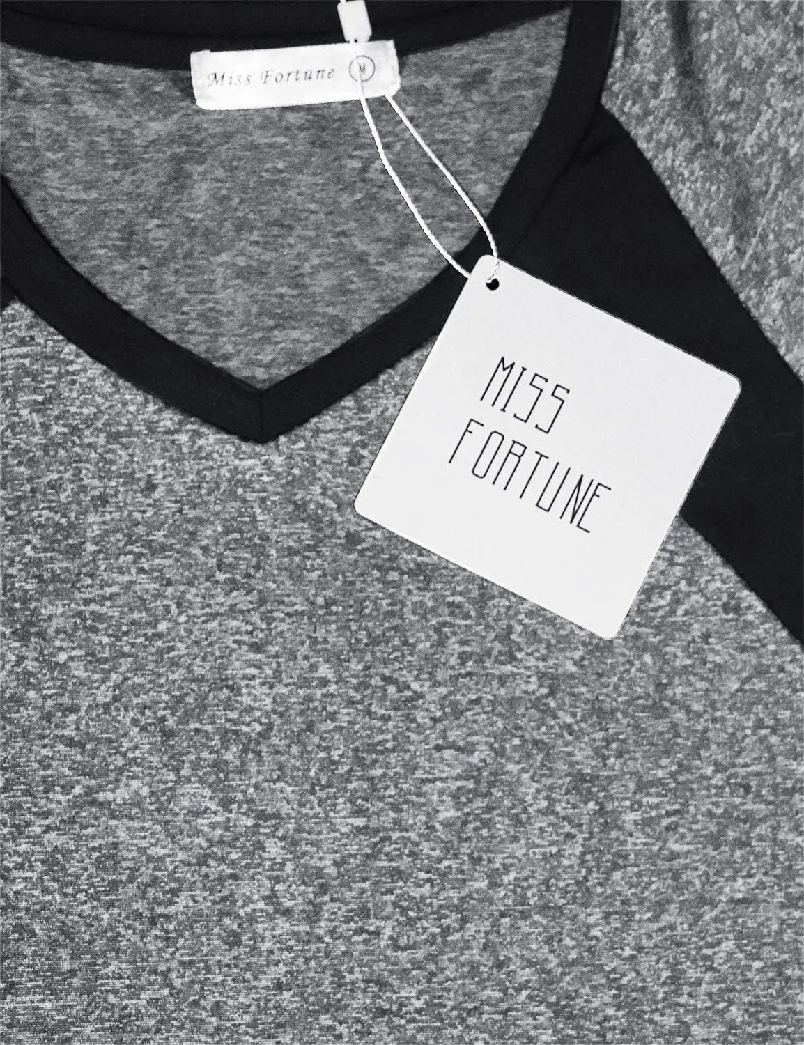 MISS FORTUNE Womens Active Wear Exercise Top Yoga Shirt Workout Clothes