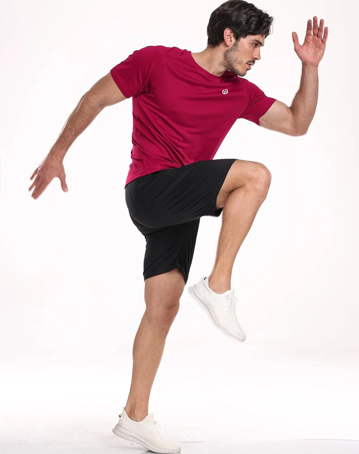 NELEUS Men's Dry Fit Athletic Running Shirt