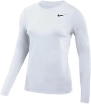 Nike Womens Pro All Over Dri-Fit Long Sleeve Mesh Top