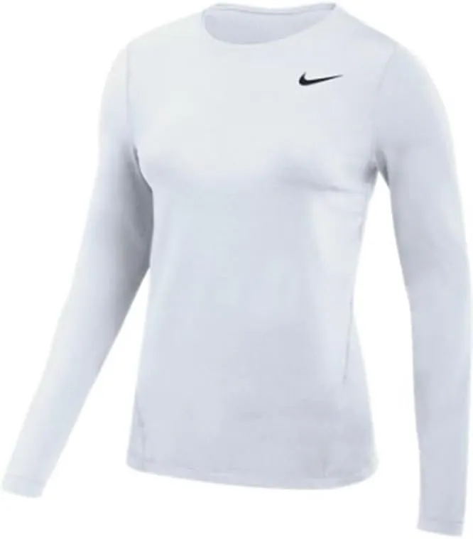 Nike Womens Pro All Over Dri-Fit Long Sleeve Mesh Top