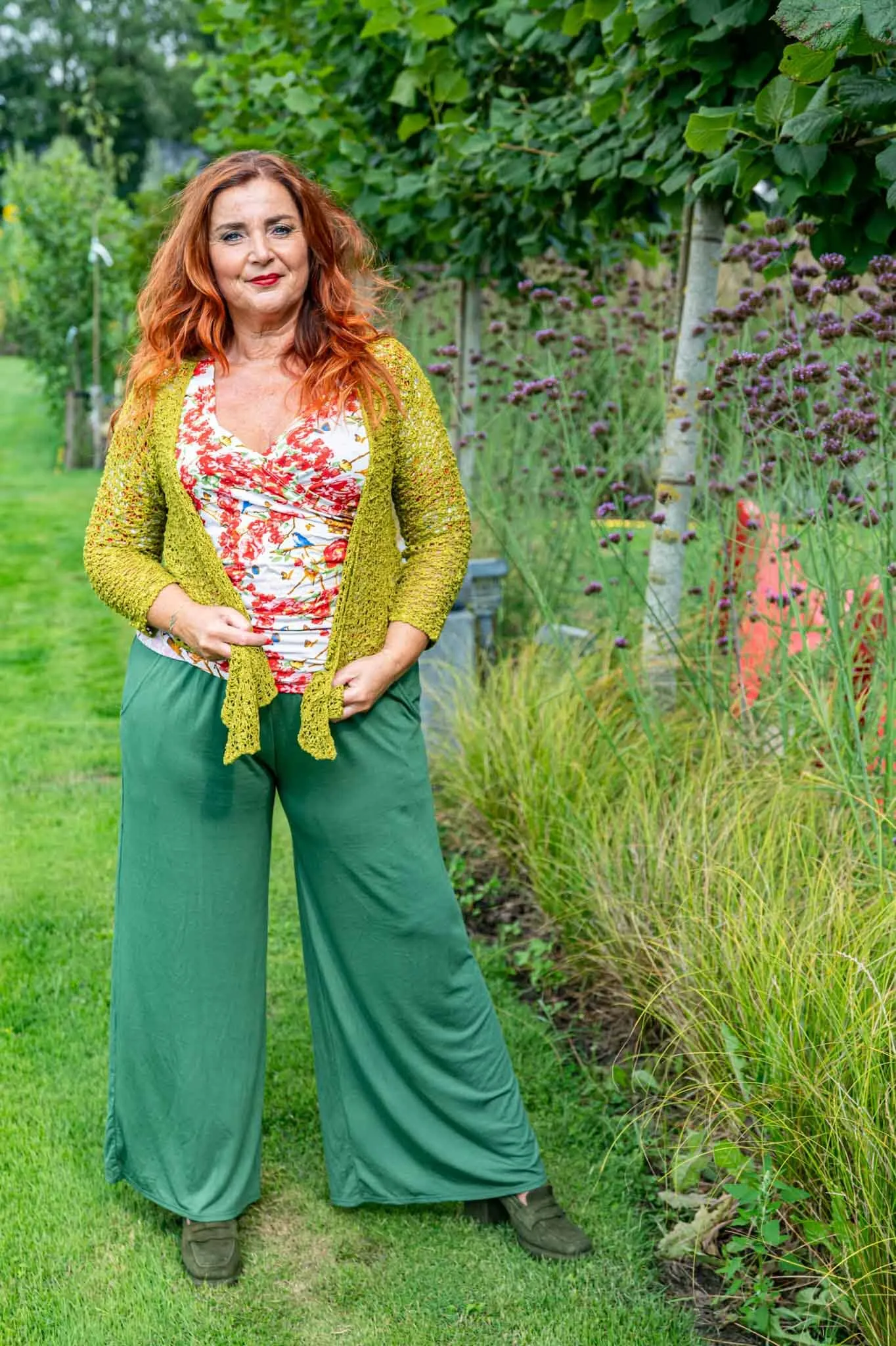 Nova pants- Tantilly's new all-year pants- vintage green
