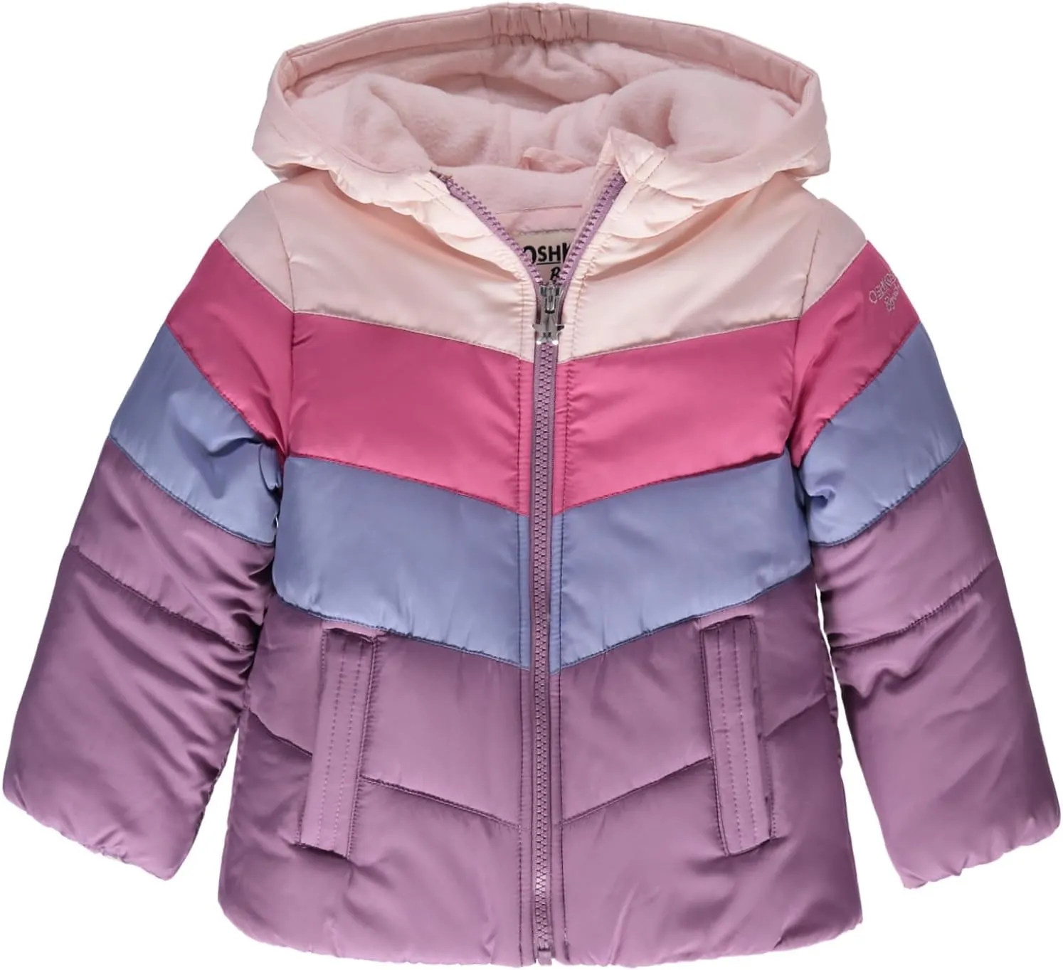 OshKosh B'Gosh Girls' Perfect Colorblocked Heavyweight Jacket Coat