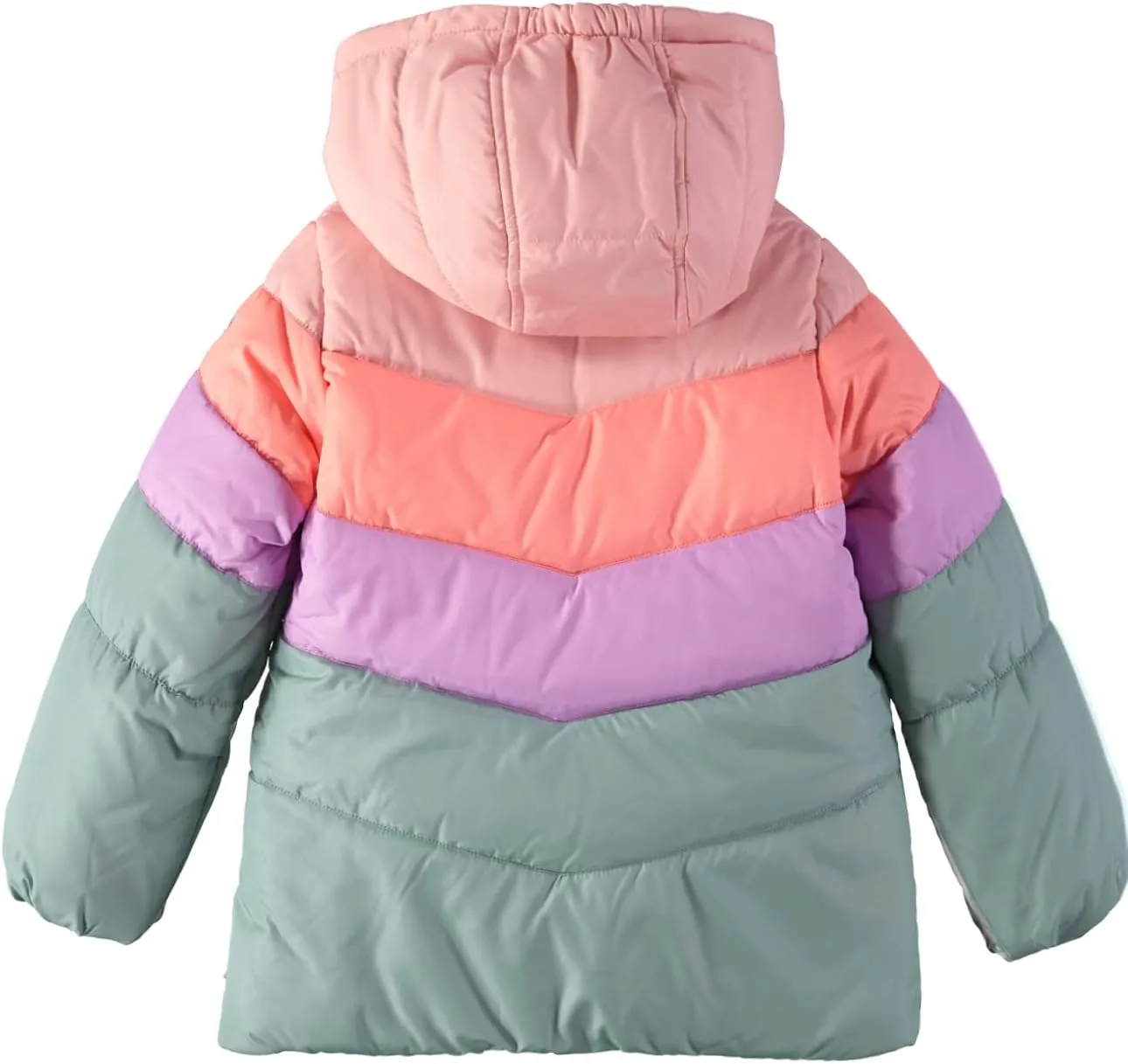 OshKosh B'Gosh Girls' Perfect Colorblocked Heavyweight Jacket Coat