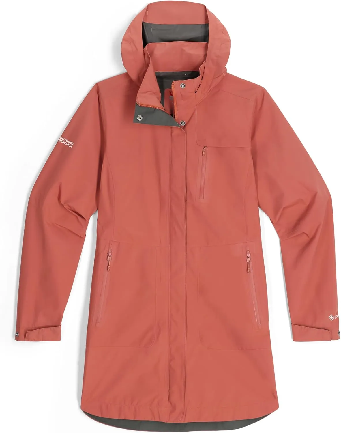 Outdoor Research Women's Aspire Trench  All-Season Waterproof Rain Coat