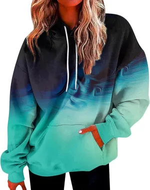 Oversized Hoodies for Women Fall Fashion 2024 Trendy Preppy Clothes y2k Hooded Sweatshirt With Pocket