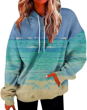Oversized Hoodies for Women Fall Fashion 2024 Trendy Preppy Clothes y2k Hooded Sweatshirt With Pocket
