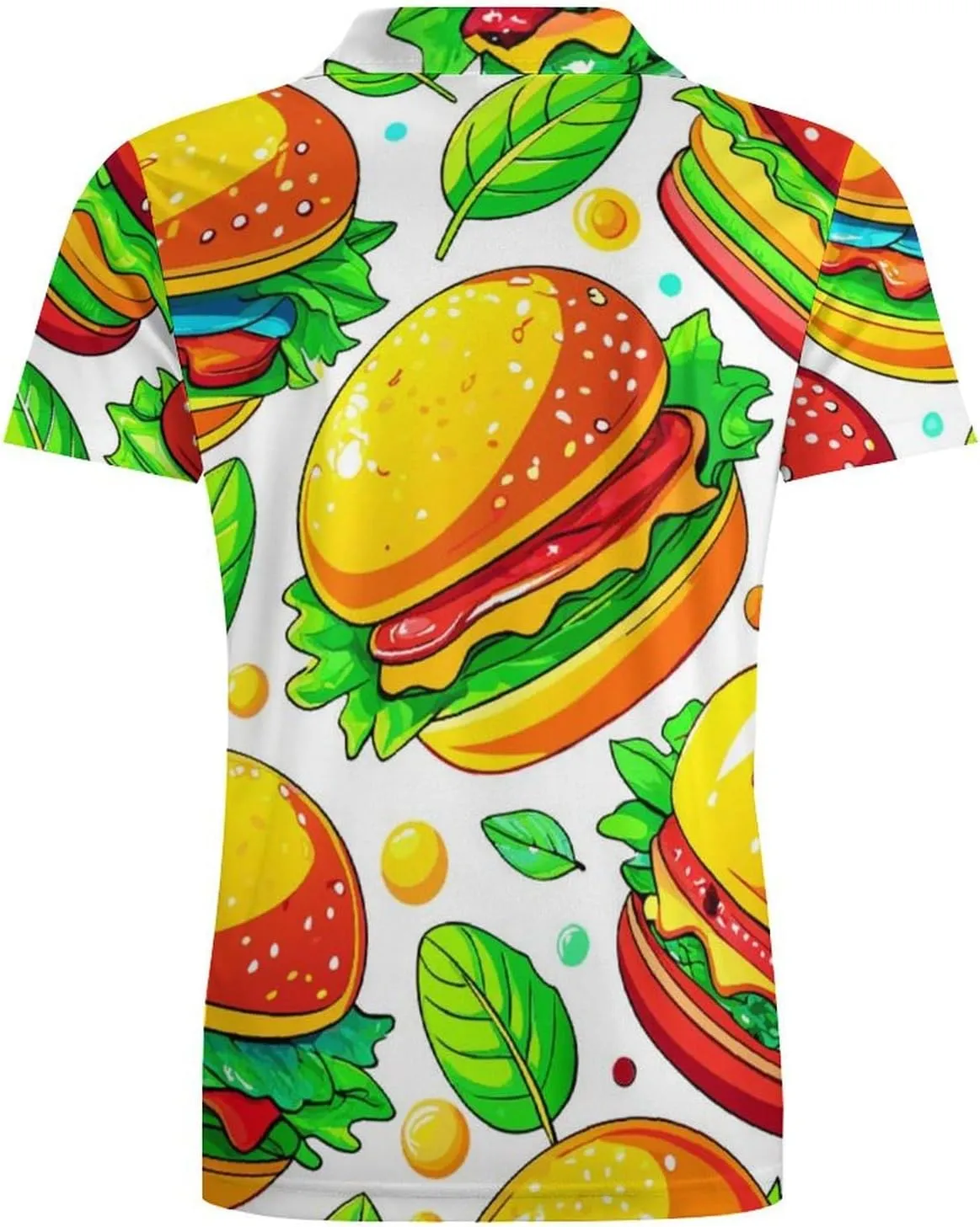 Owl Pattern Men's Short Sleeve Polo Shirts Regular-Fit Quick-Dry Casual Golf T-Shirts Summer Pullover Tennis T-Shirt Tops