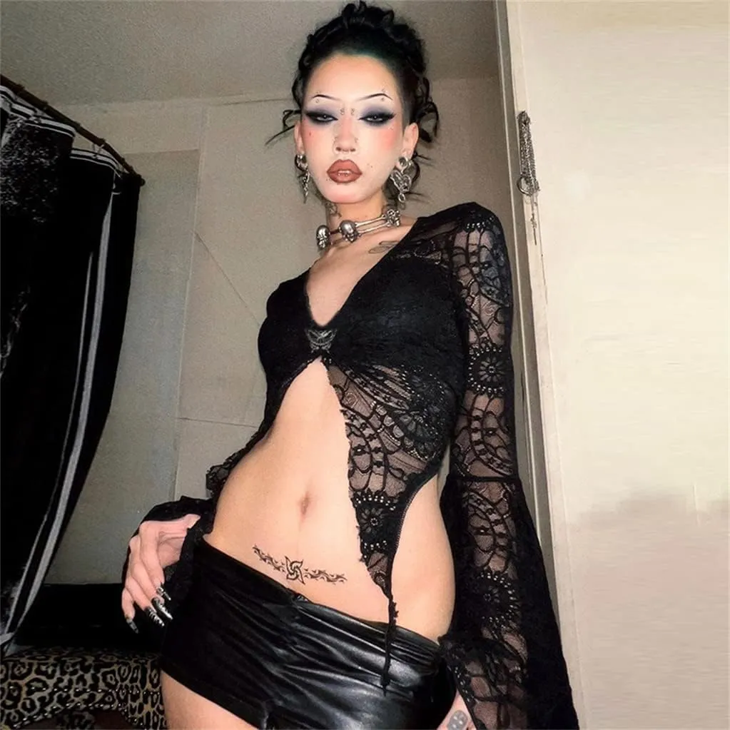 Punk Shrug for Women or Teen Girls Gothic Goth Crop Top