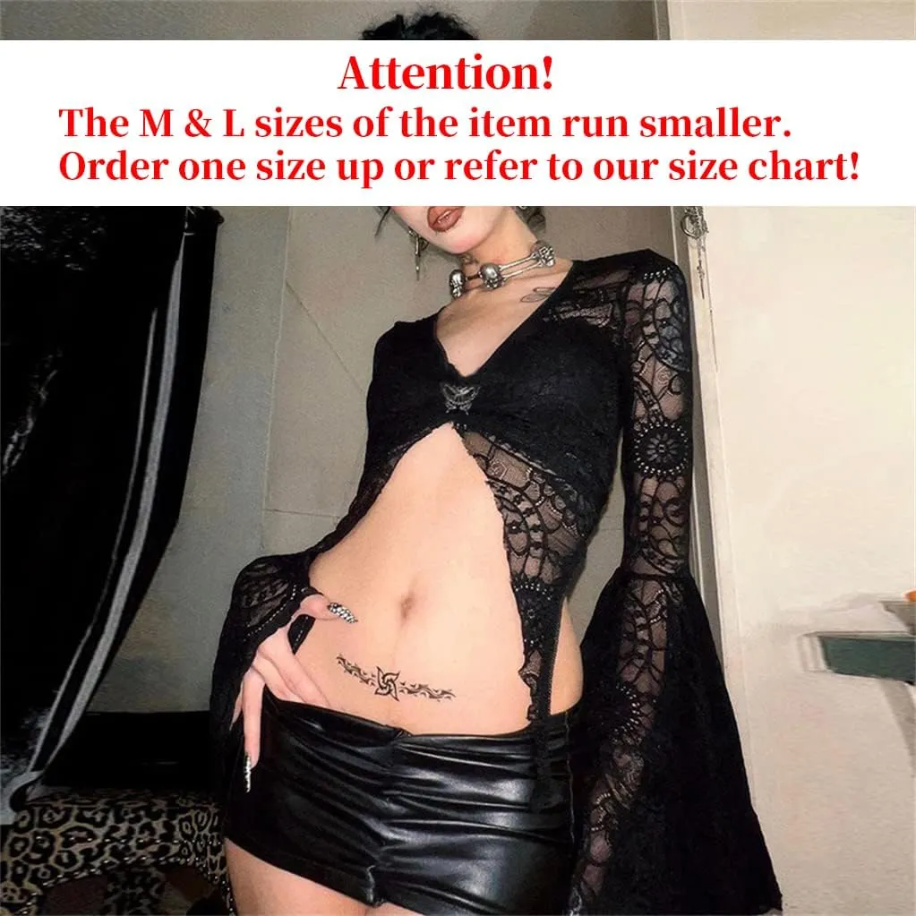Punk Shrug for Women or Teen Girls Gothic Goth Crop Top