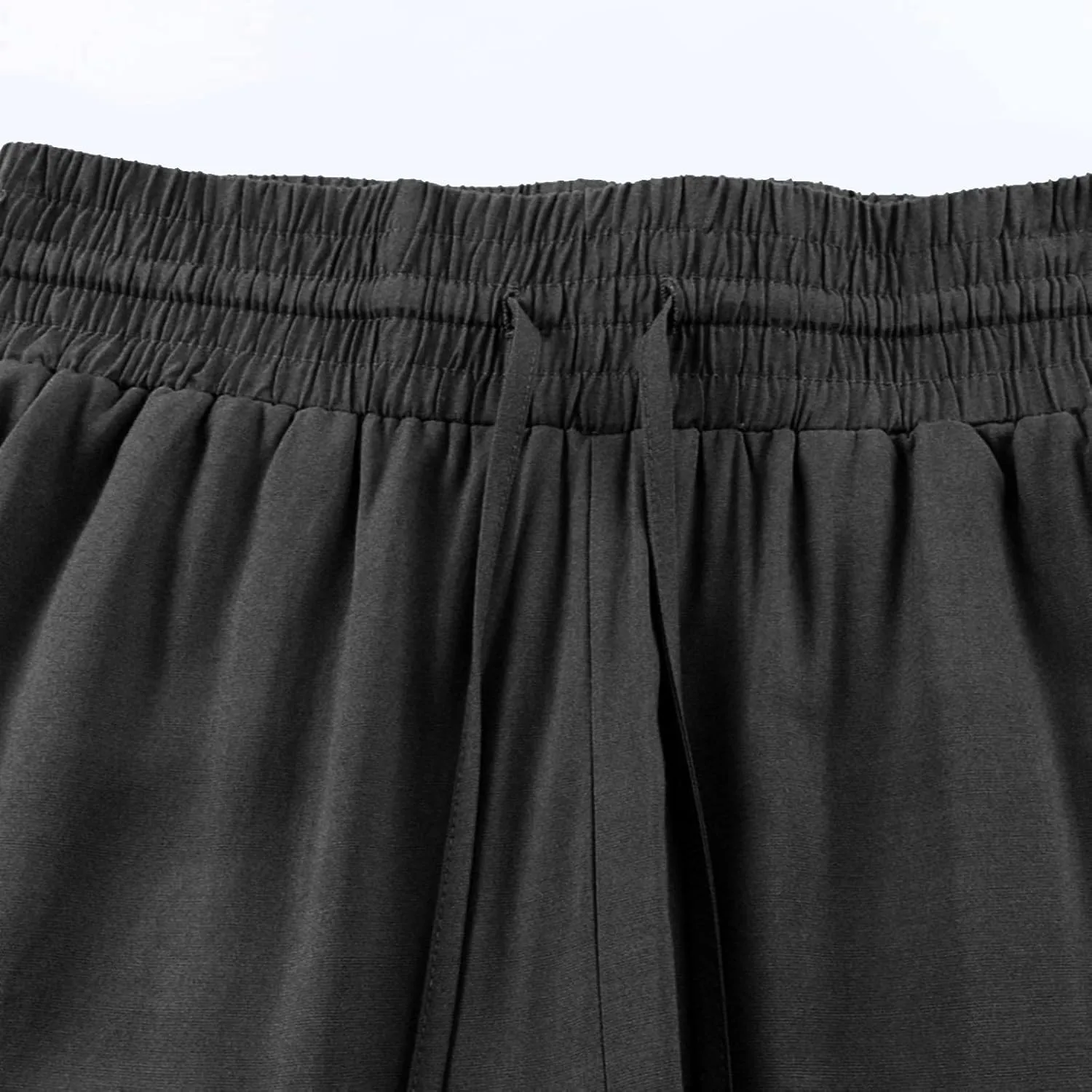 QWENTMTNTY High Waisted Palazzo Pants for Women Cotton Linen Wide Leg Casual Summer Plus Size Long Pants Trousers Pockets