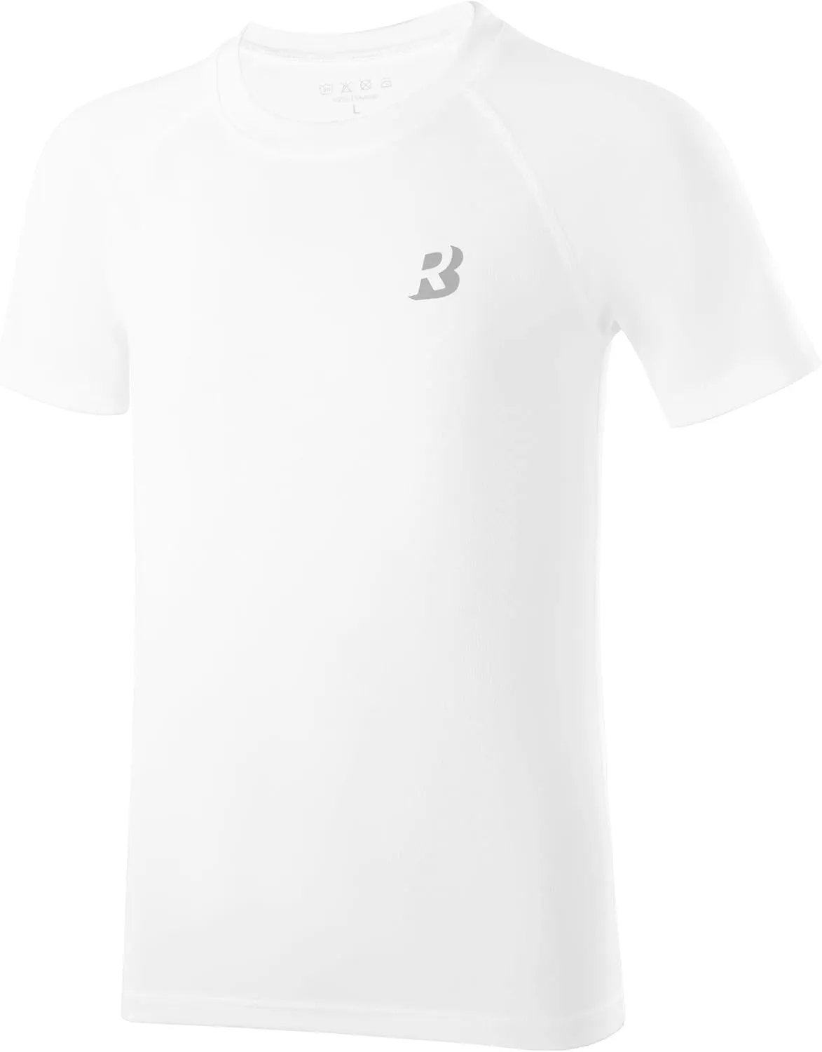 Roadbox Boys Rash Guard Swim Shirt, UPF 50  Sun Protection Short Sleeve, Quick Dry Rashguard Water Shirt for Kids