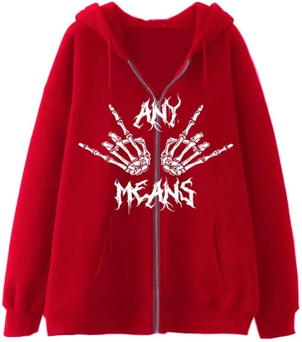 Sastianaen Women Zip up Hoodie Gothic Butterfly Long Sleeve Hoodie Oversized Hooded Jacket Fairy Grunge E Girl Streetwear