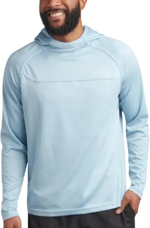Spyder Mens Rash Guard Long Sleeve Sun Hoodie Shirt - UPF 50  UV Protection Quick Dry Moisture Wicking Fishing & Swim Shirt