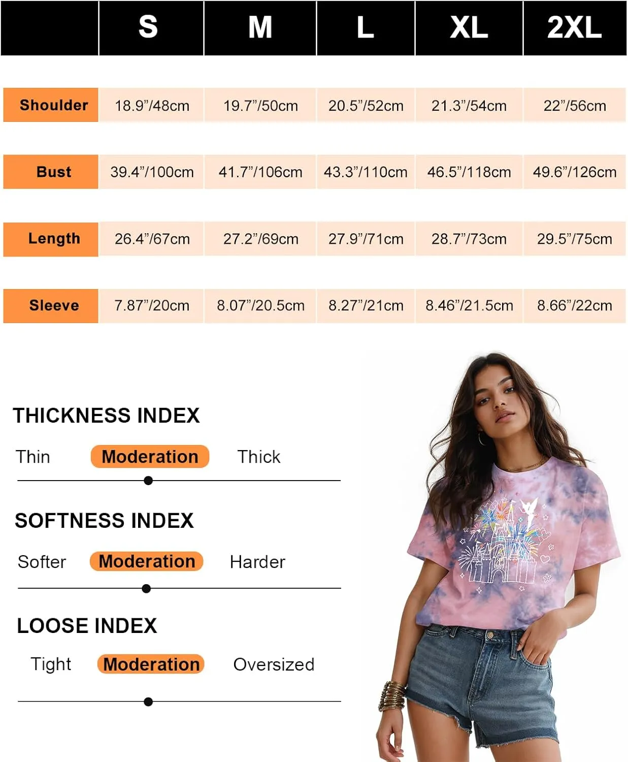 Tie Dye Shirt Women - Novelty Tie Dye T Shirt Short Sleeve Round Neck Casual Trendy Graphic Tee for Girls