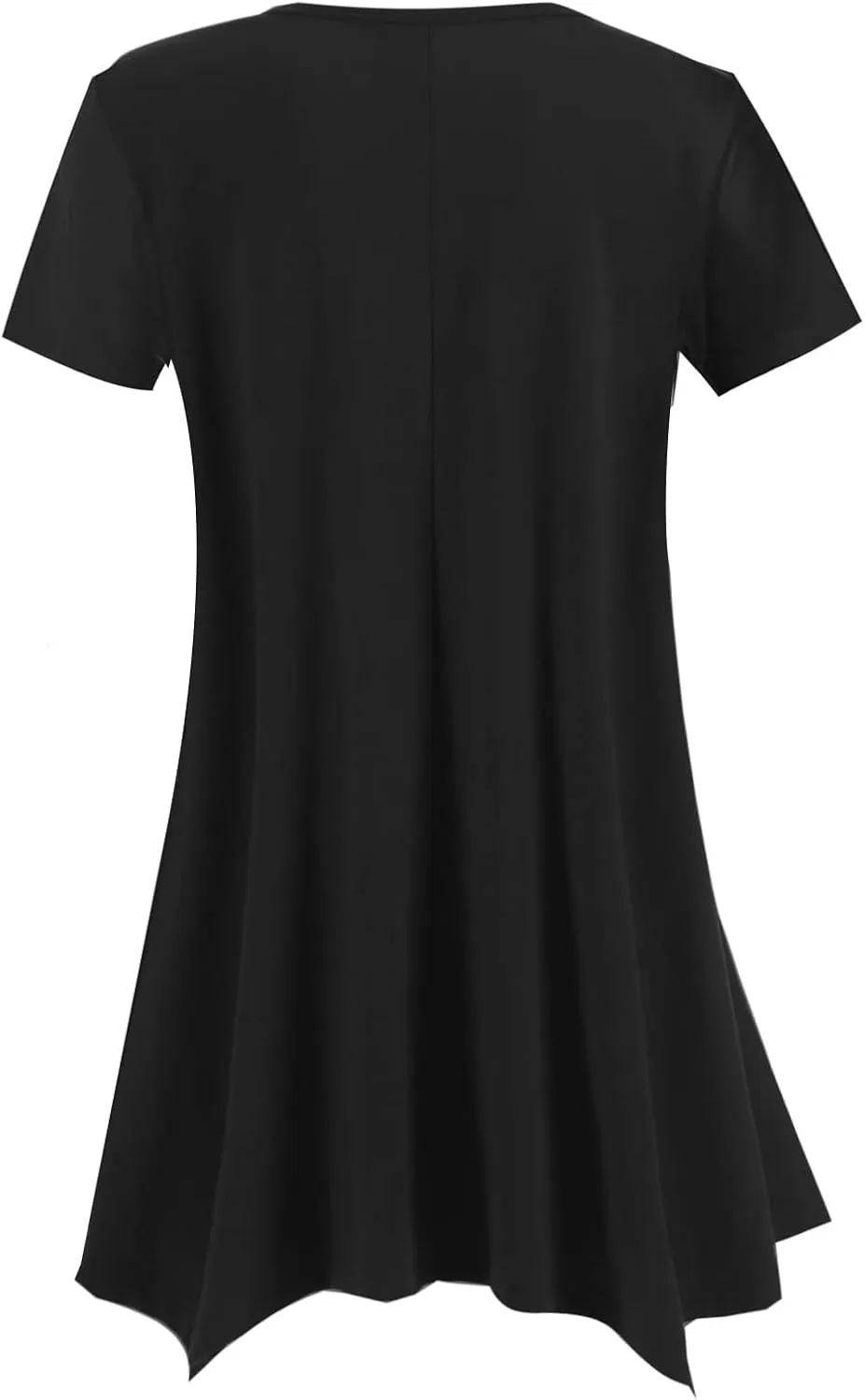 Topdress Women's Loose Fit Swing Shirt Casual Tunic Top for Leggings