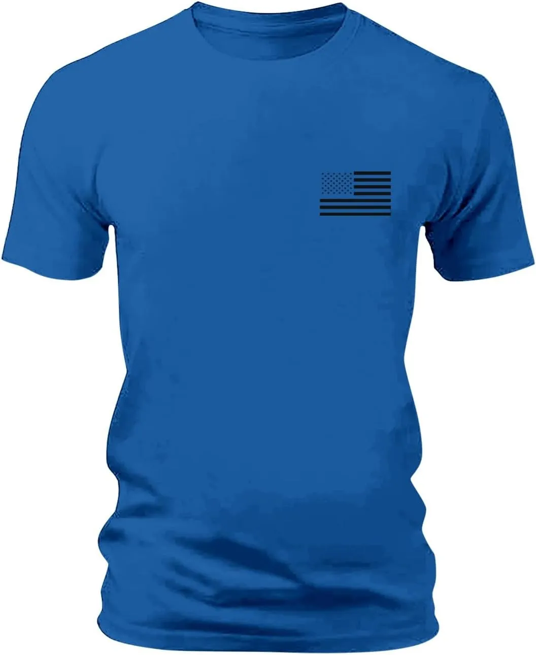 Tshirts for Men Short Sleeve 4th of July American Flag Printed Shirt Breathable Vintage Quick Dry Trendy Outfits