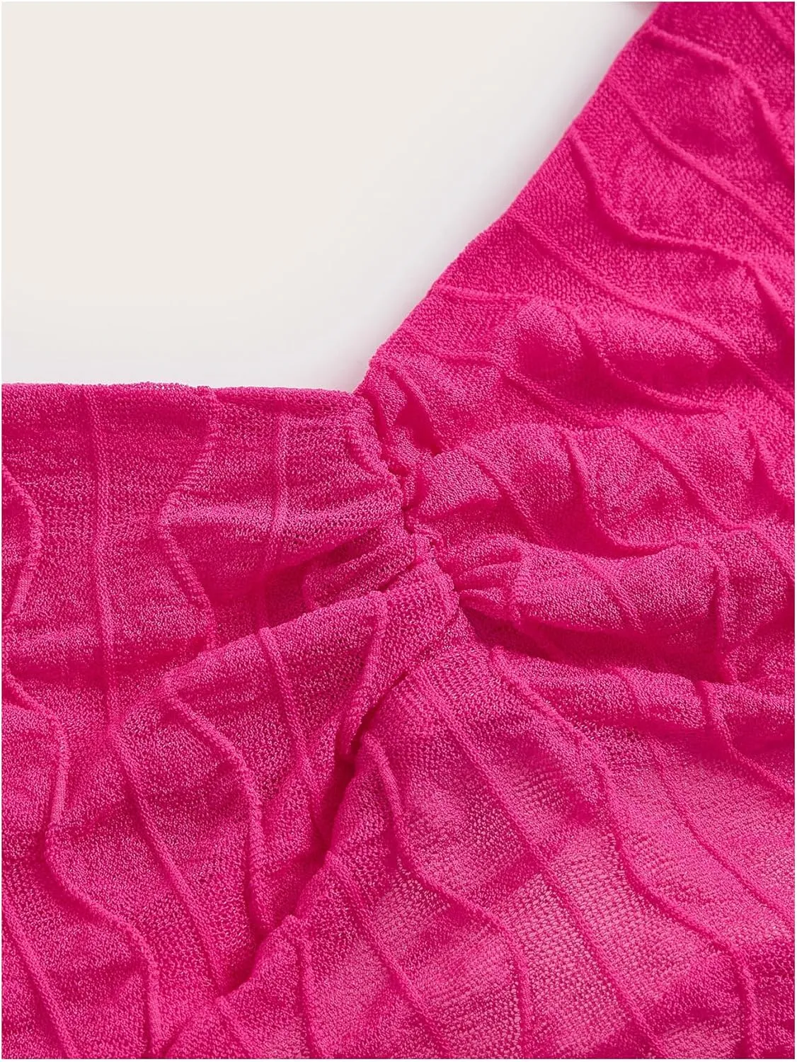 Verdusa Women's Criss Cross Backless Strappy Asymmetrical Hem Crop Cami Top