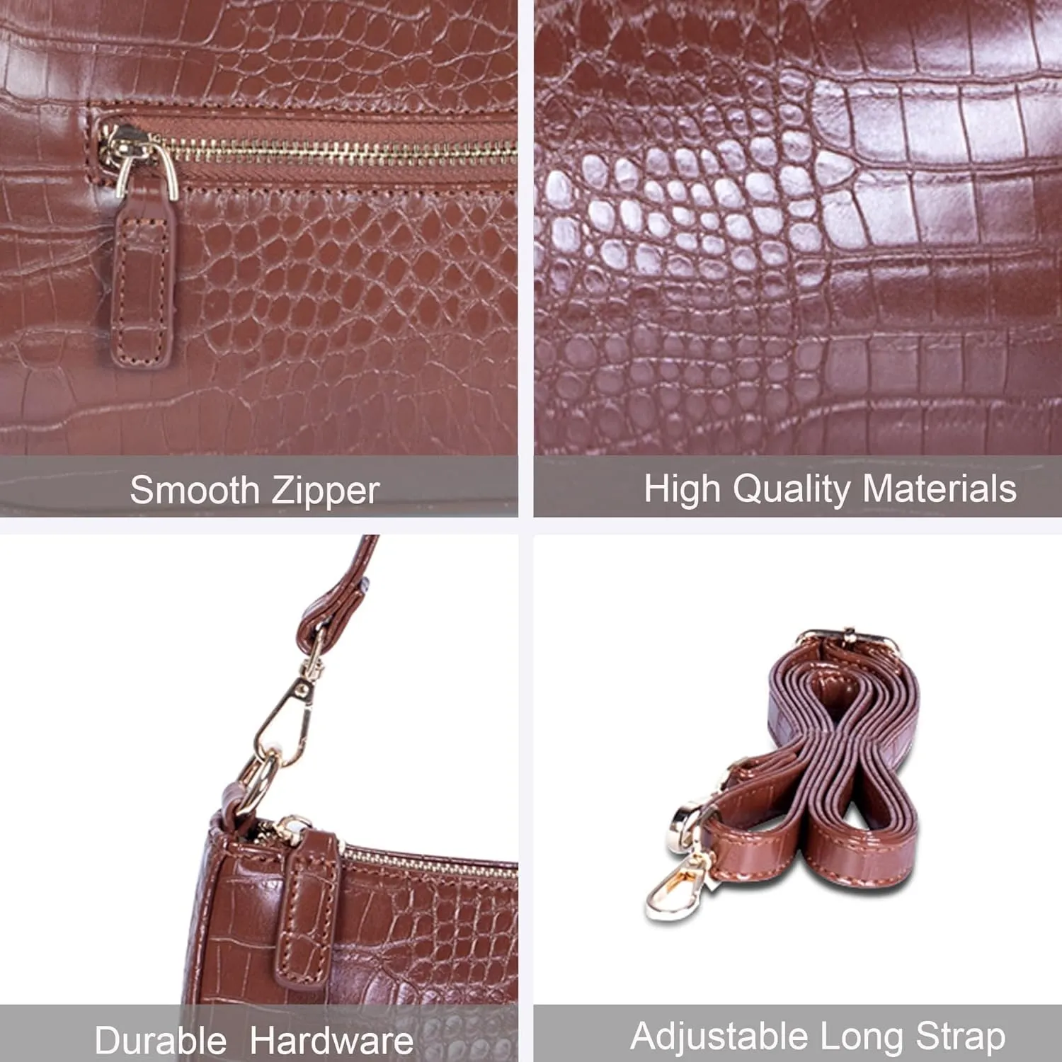 Women Shoulder Bag Convertible Crossbody Bag Hobo Top-Handle Tote Bags
