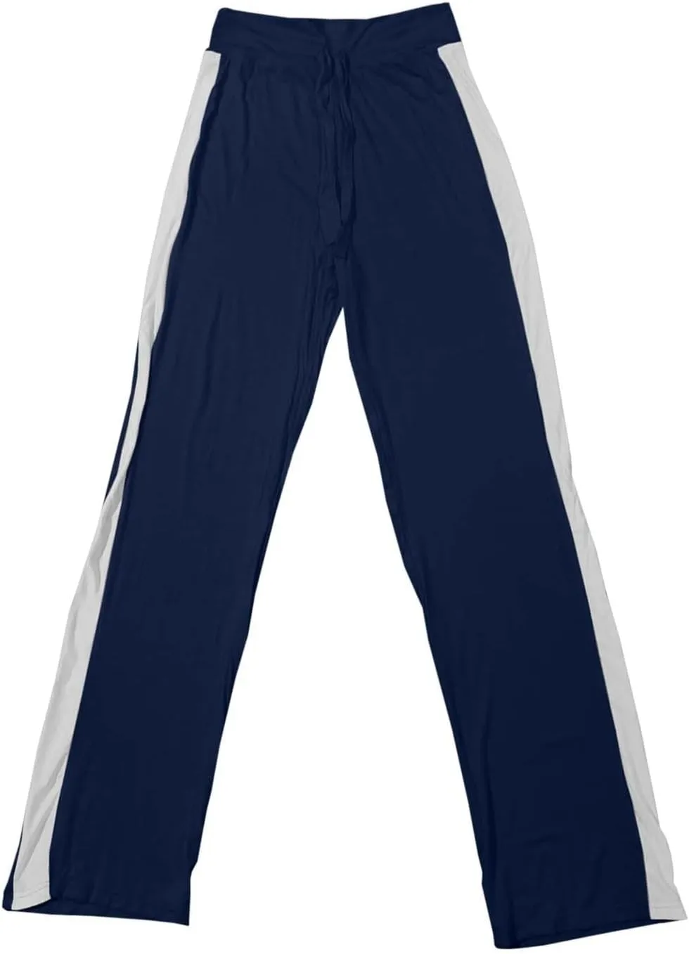 Womens Capri Pants Womens Baggy Wide Leg Pants Summer Floral Solid Long Palazzo Lounge Beach Trousers with Pocket Linen