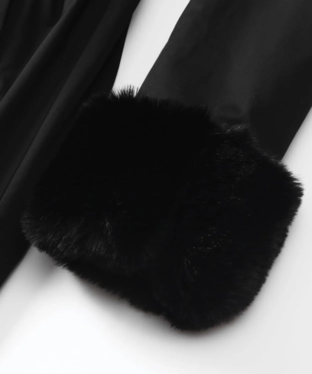 Women's Faux Fur Lined Coat Hooded Warm Winter Outwear Thicken Jackets Parka Long Cardigan