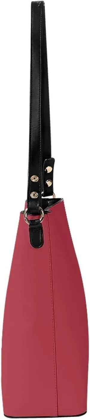 Women's Handbag Leather Tote Shoulder Bucket Bags Crossbody Top-handle Bag